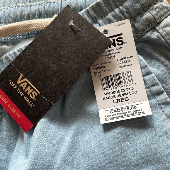 Vans Jeans Range elastic size L loose tapered fit NWT - Picture 5 of 15